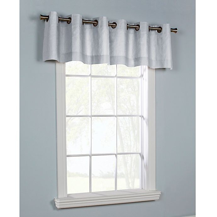 slide 2 of 2, Commonwealth Home Fashions Weathermate Window Valance - Silver, 1 ct