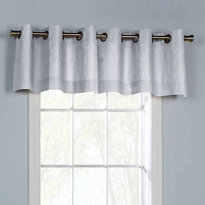 slide 1 of 2, Commonwealth Home Fashions Weathermate Window Valance - Silver, 1 ct