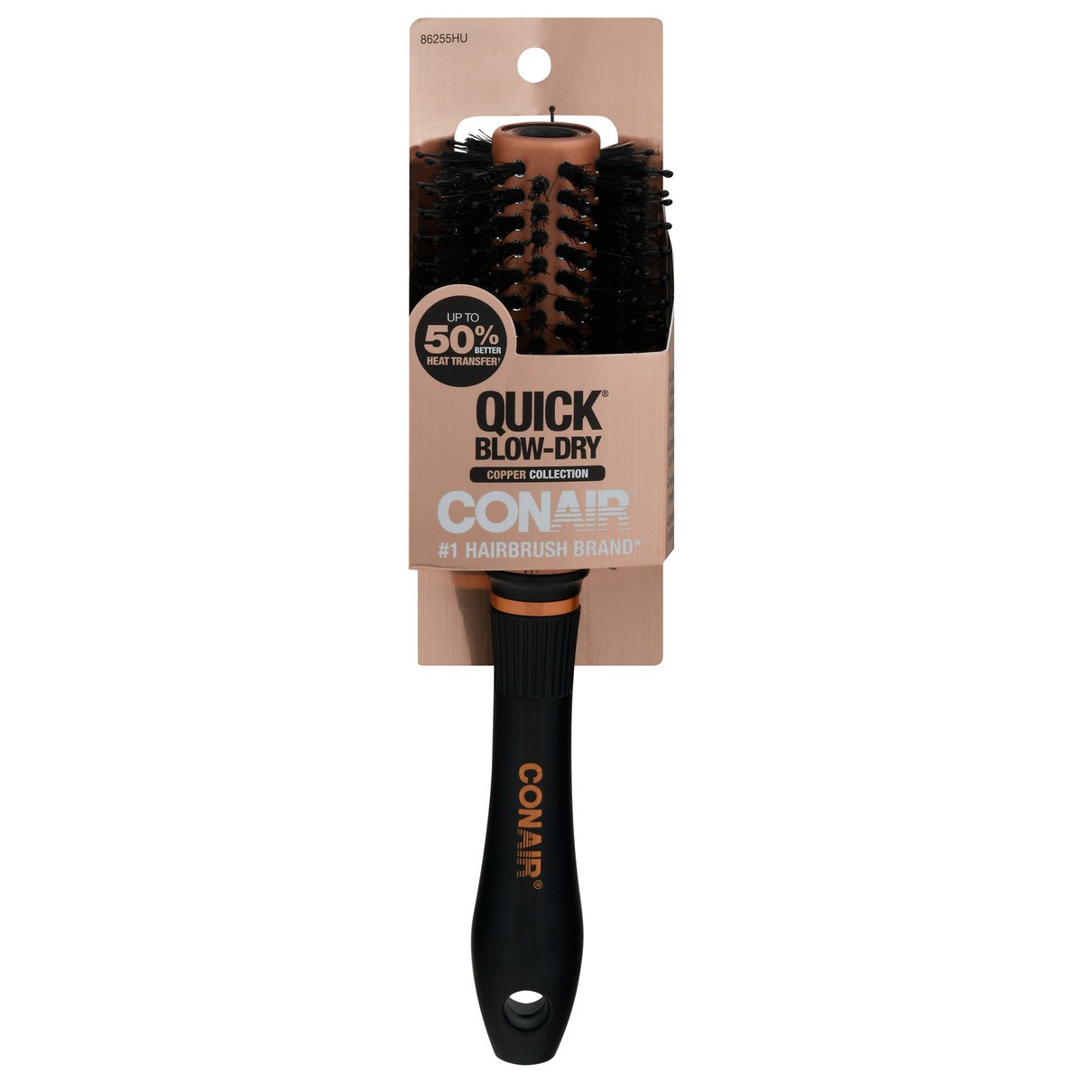 slide 1 of 9, Conair Quick Blow-Dry Porcupine Round Brush, 1 ct