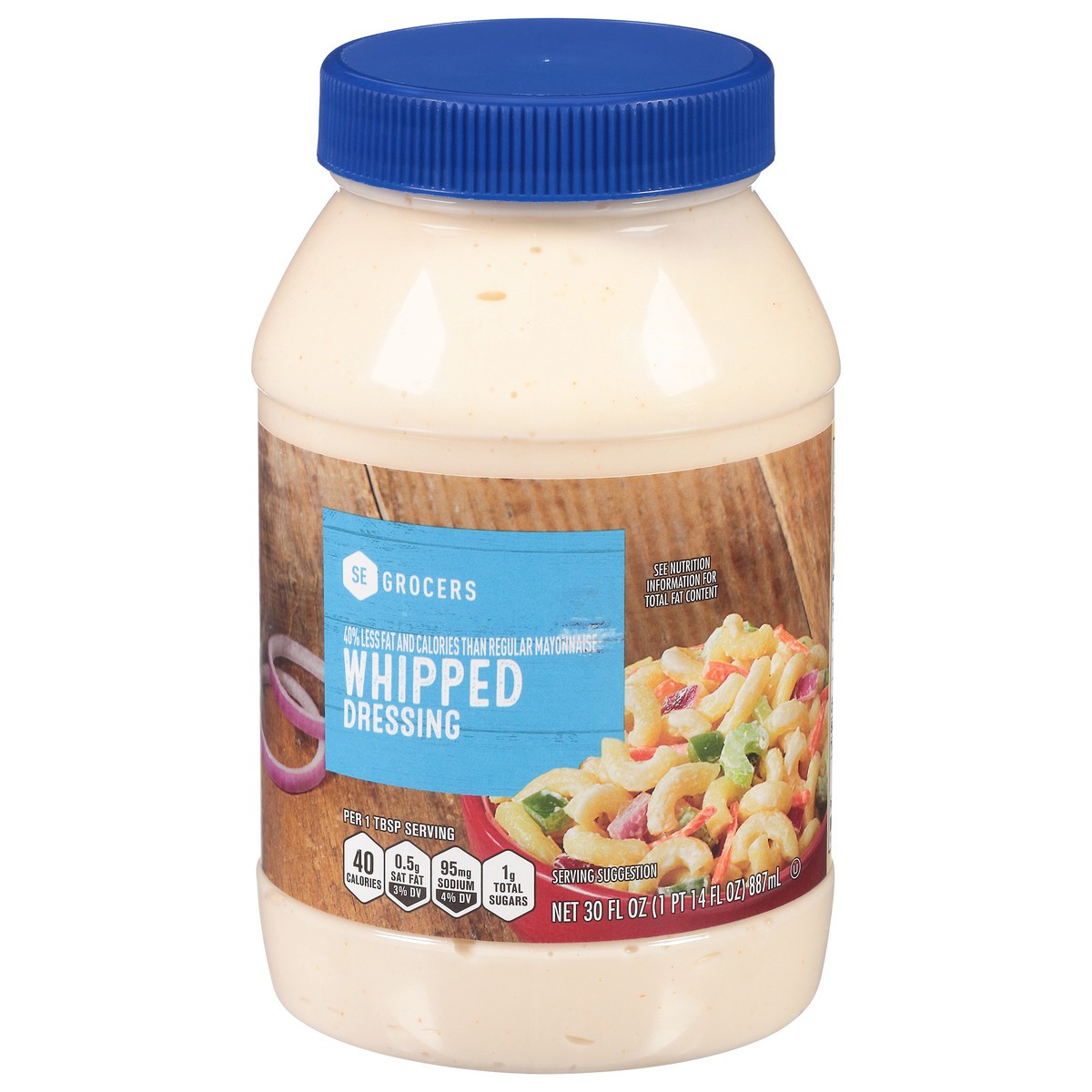 slide 1 of 13, SE Grocers Dressing Whipped, 30 oz