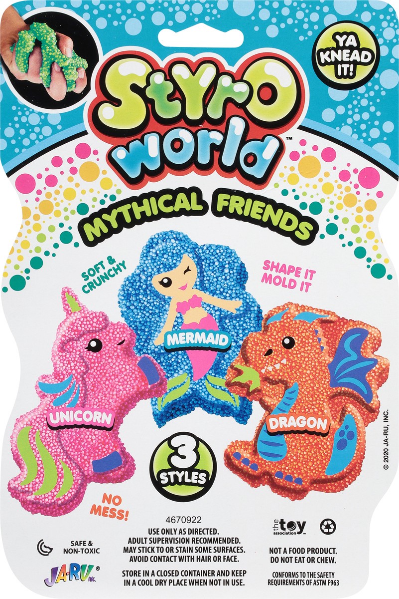 slide 5 of 9, Ja-Ru Styro World Ages 4+ Mythical Unicorn Toy 1 ea, 1 ea