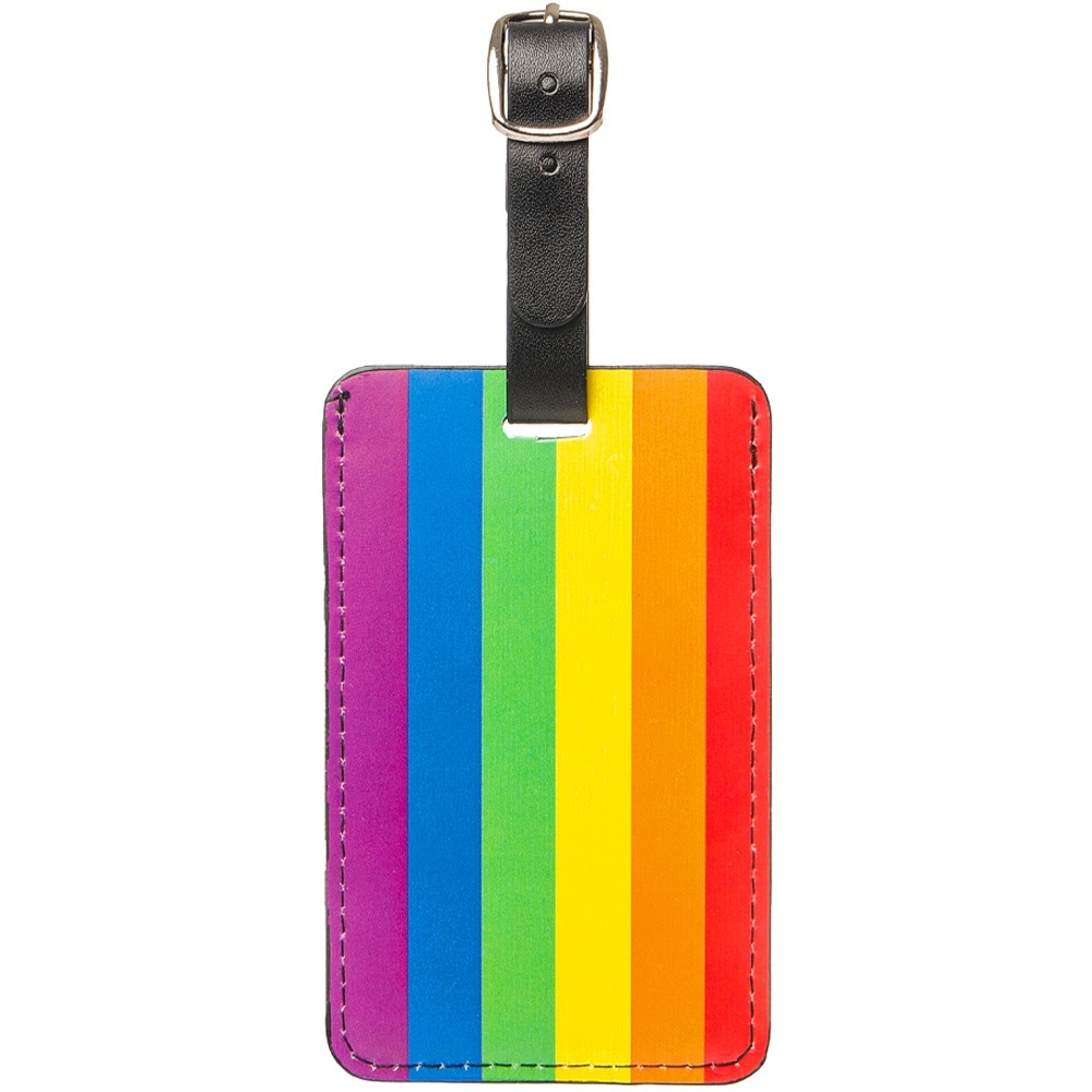 slide 1 of 1, Ampro Rainbow Luggage Tag, 1 ct