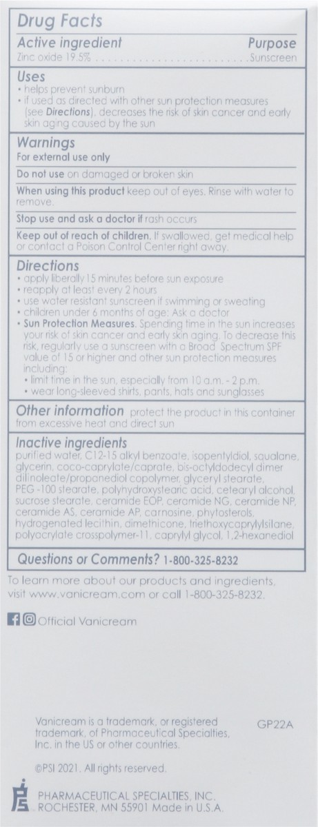 slide 3 of 13, Vanicream Broad Spectrum Facial Moisturizer 2.5 oz, 2.5 oz
