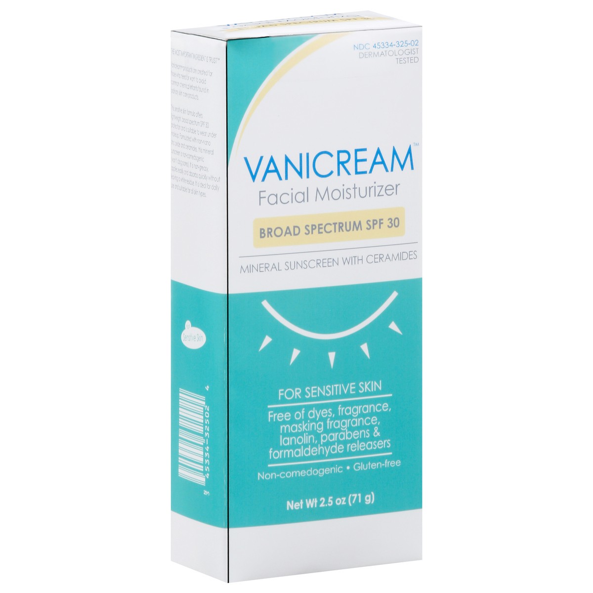 slide 7 of 13, Vanicream Broad Spectrum Facial Moisturizer 2.5 oz, 2.5 oz