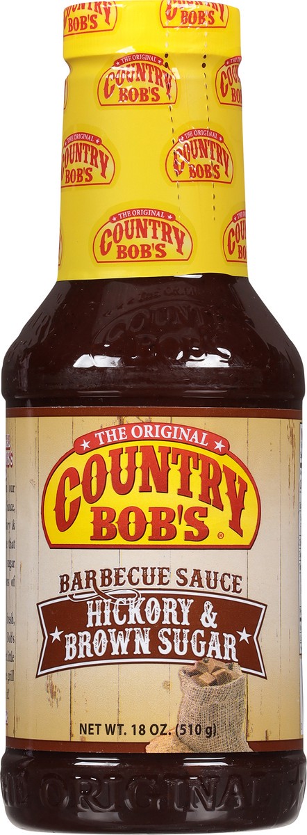 slide 9 of 14, Country Bob's Hickory & Brown Sugar Barbecue Sauce 18 fl oz, 18 fl oz