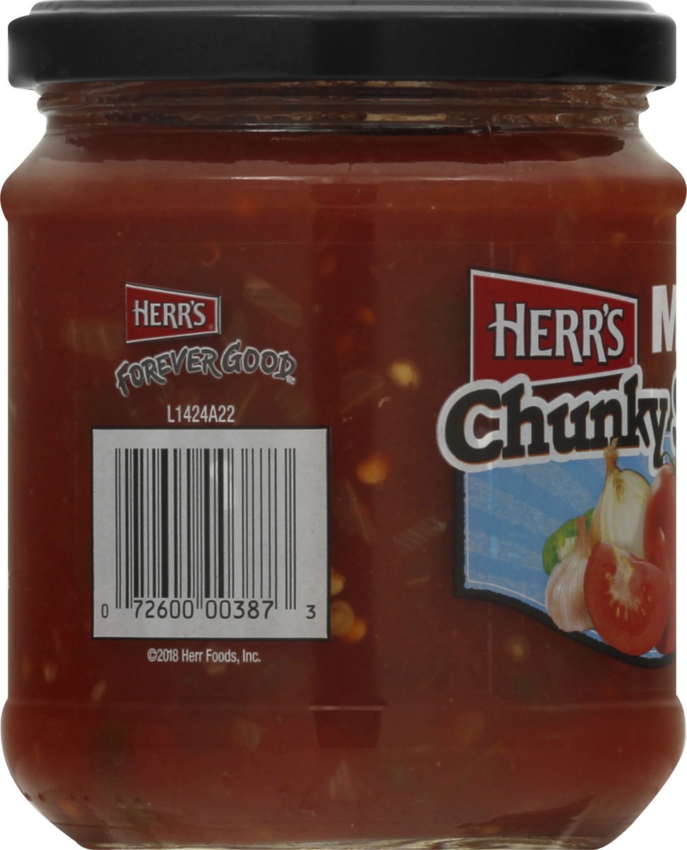 slide 5 of 12, Herr's Mild Chunky Salsa 16 oz, 16 oz