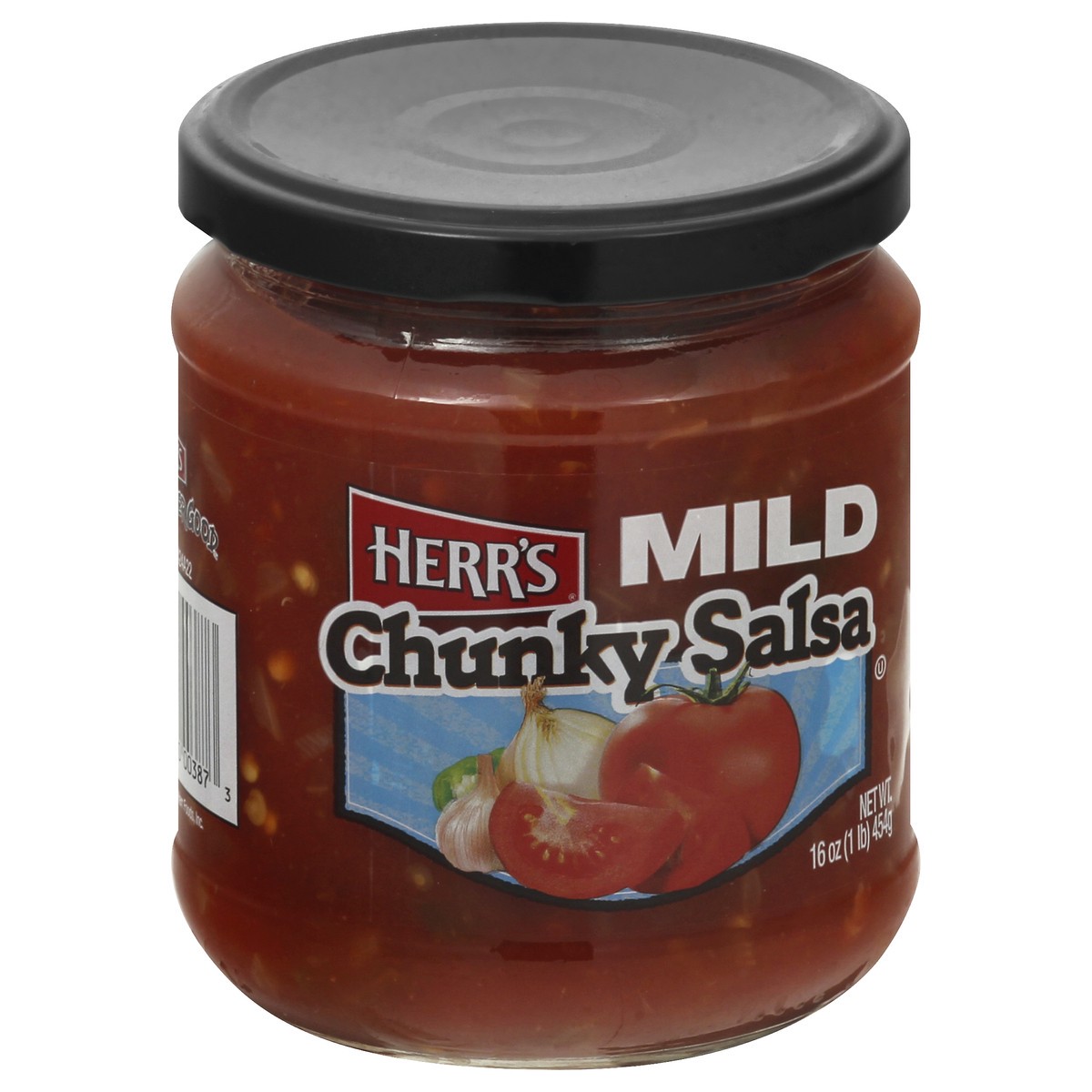 slide 10 of 12, Herr's Mild Chunky Salsa 16 oz, 16 oz