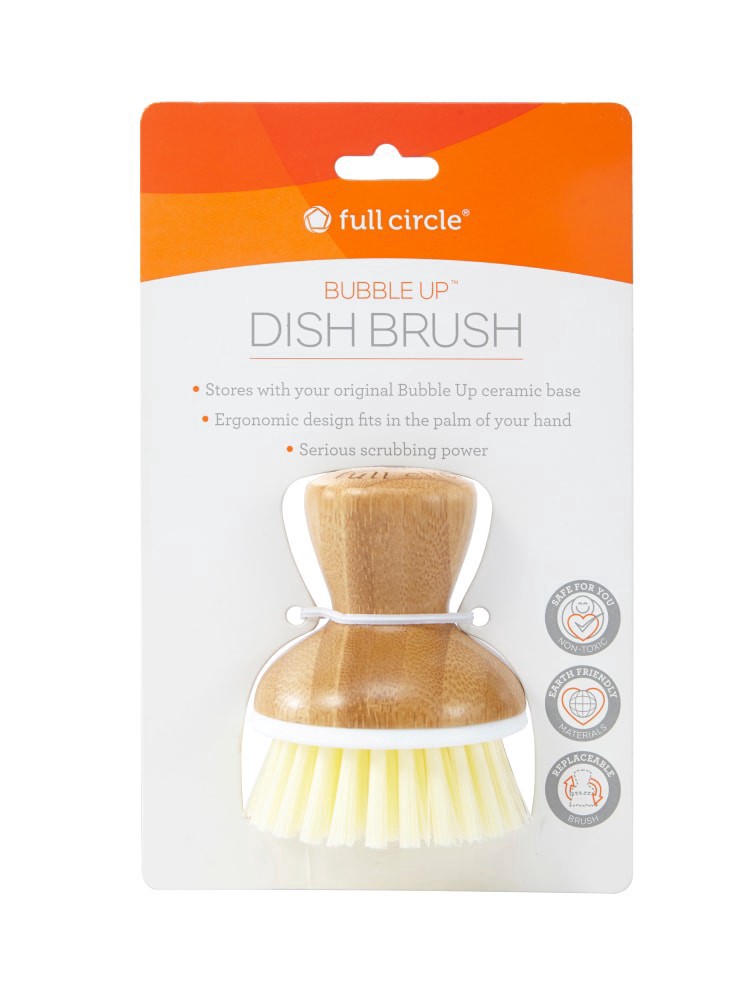 slide 2 of 2, Full Circle Bubble Up Dish Brush, 1 ct