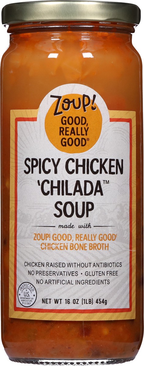 slide 4 of 9, Zoup! Spicy Chicken'Chilada' Soup, 16 oz