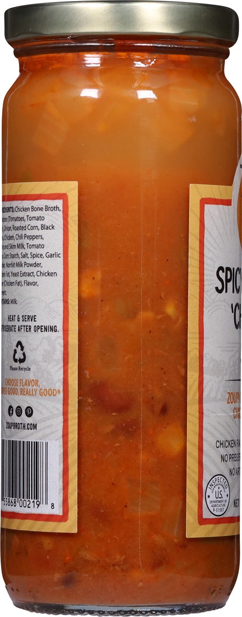 slide 8 of 9, Zoup! Spicy Chicken'Chilada' Soup, 16 oz