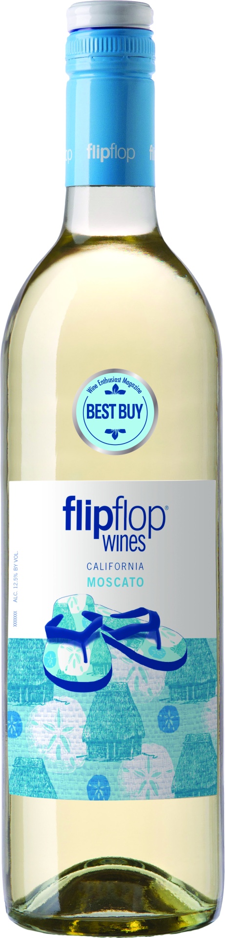 slide 1 of 3, flipflop Moscato White Wine, 750 ml