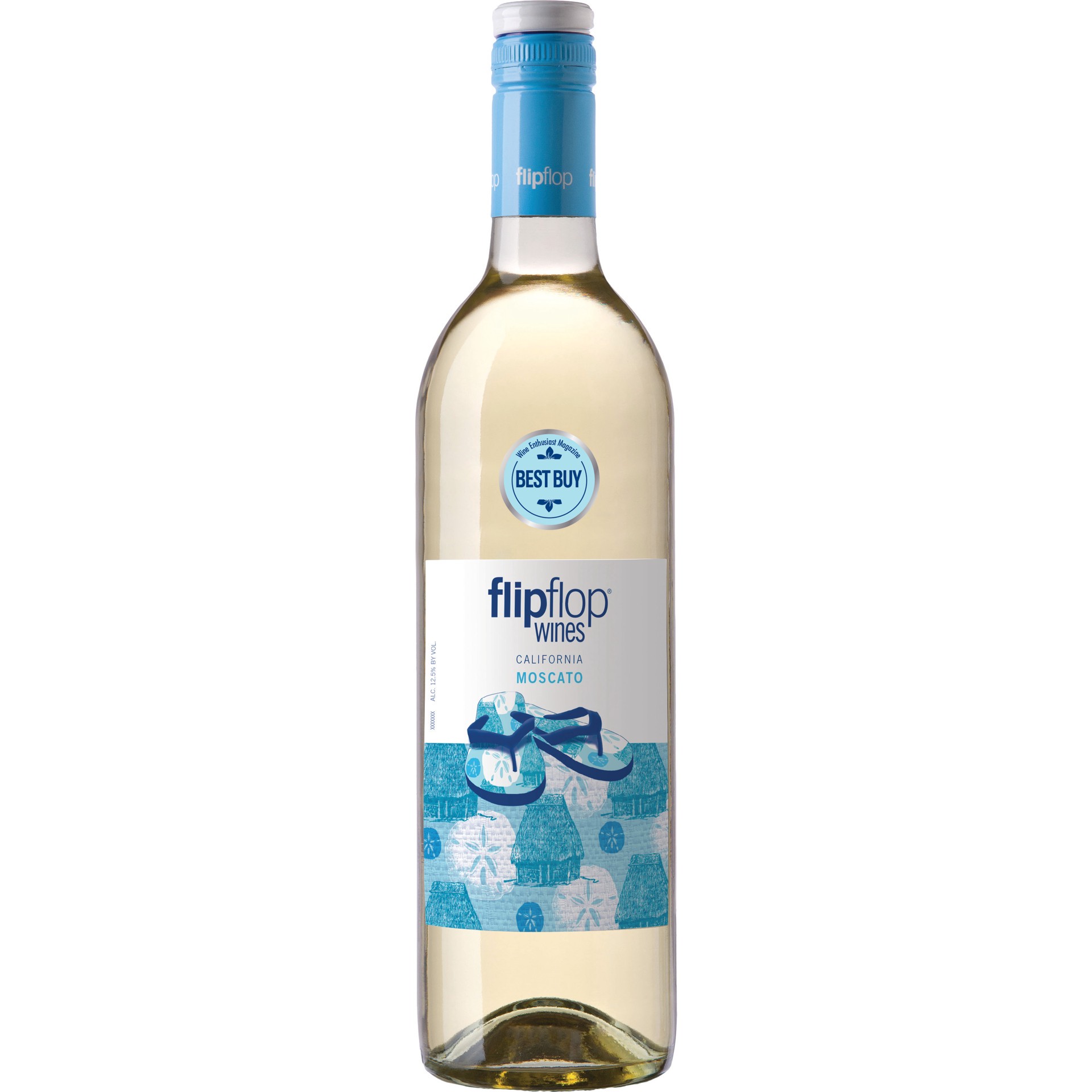 slide 1 of 3, flipflop Moscato, White Wine, California, 1 ct, 750ml Bottle, 750 ml