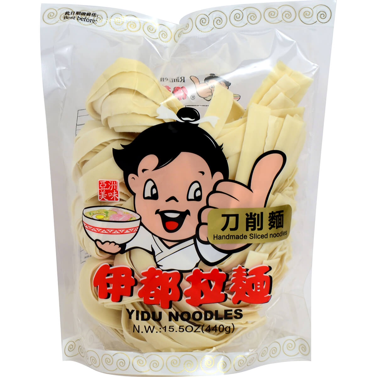 slide 1 of 1, Yidu Homemade Sliced Noodle, 440 gram