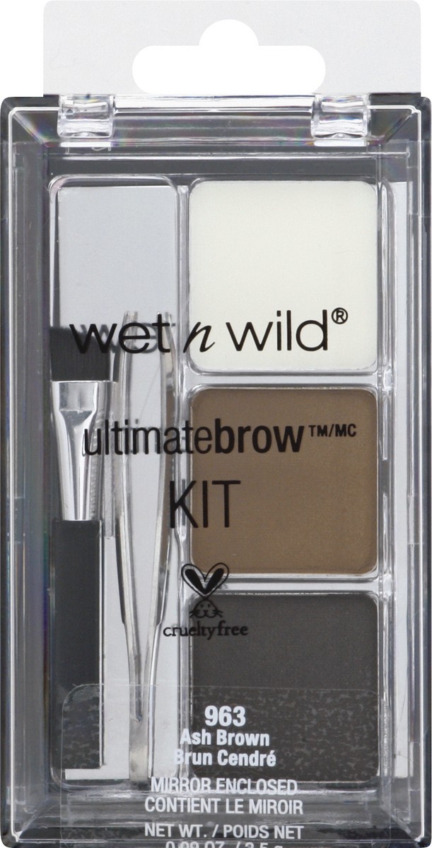 slide 3 of 9, wet n wild Ultimate Ash Brown 963 Brow Kit 0.09 oz, 0.09 oz