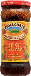 Kona Coast Sauce Marinade & Grilling Spicy Teriyaki