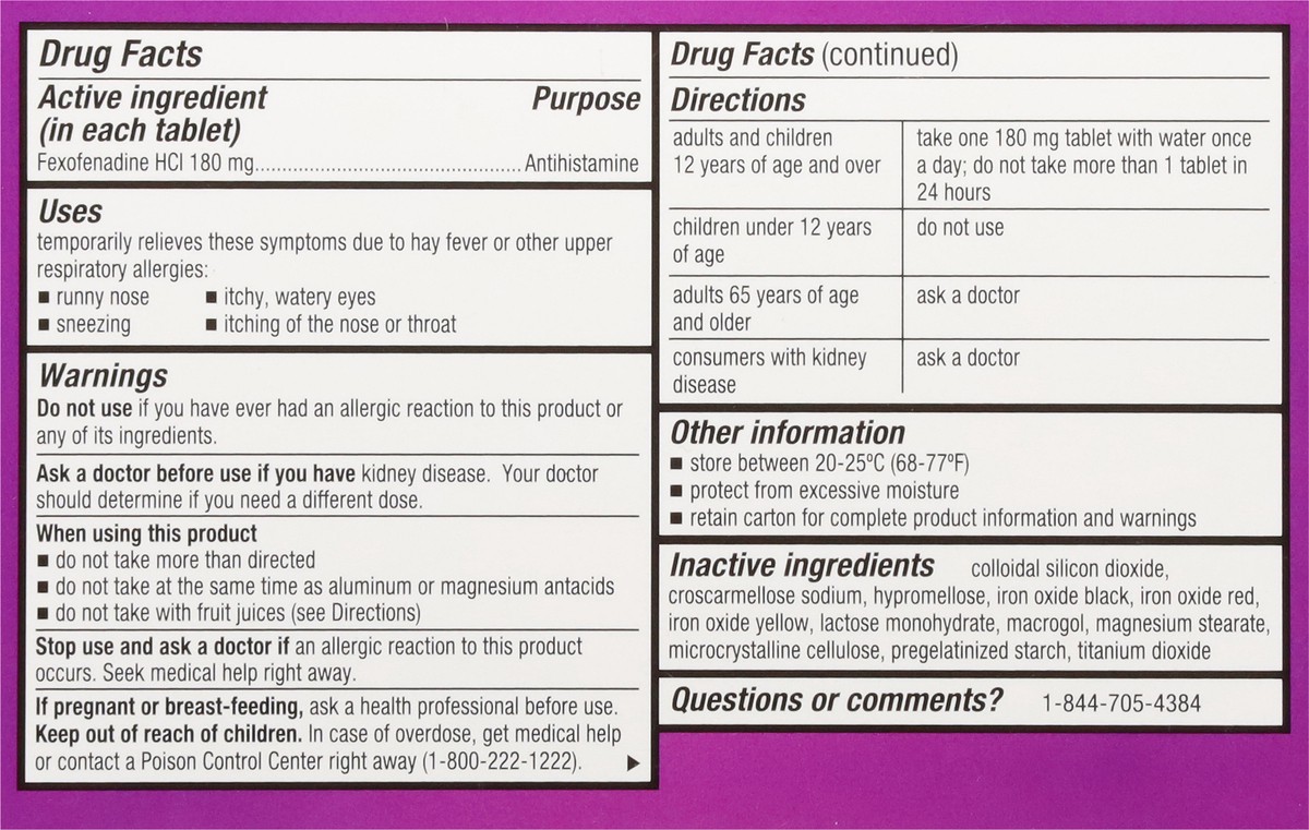 slide 13 of 13, First Street Fs Alrgy Rel Fexo 24Hr Tab - 15 ct, 15 ct