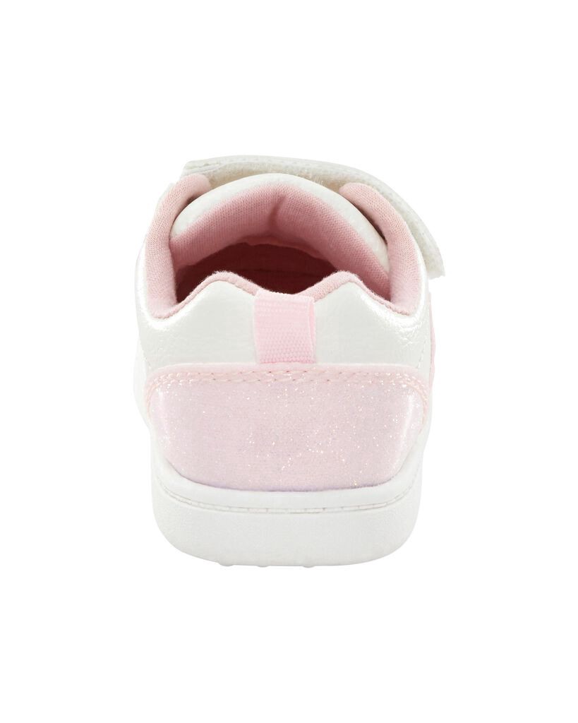 slide 3 of 6, Carter's Carters Baby Every Step Sneakers White 6, 1 ct