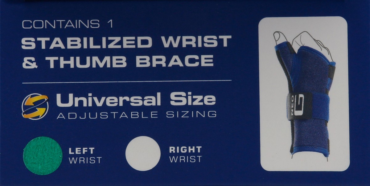 slide 4 of 11, Neo G Universal Size Left Wrist & Thumb Brace 1 ea, 1 ct