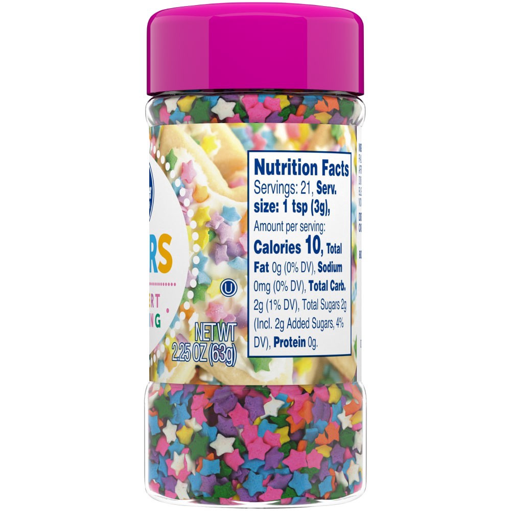 slide 4 of 5, Kroger Decors Star Sprinkles, 2.25 oz