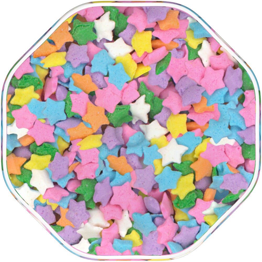 slide 3 of 5, Kroger Decors Star Sprinkles, 2.25 oz