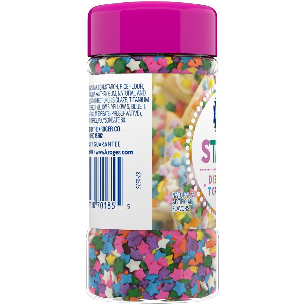 slide 5 of 5, Kroger Decors Star Sprinkles, 2.25 oz