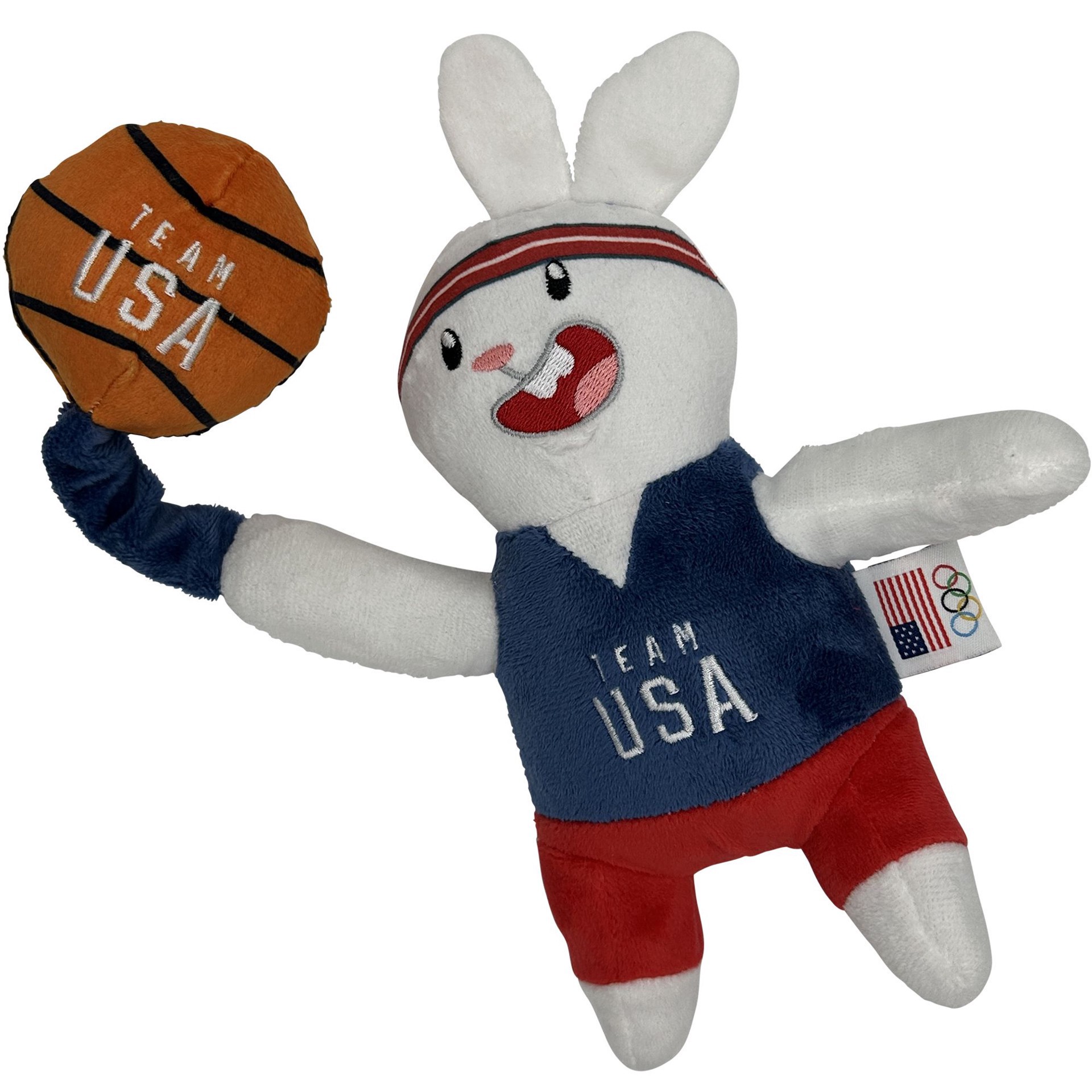 slide 1 of 1, GMason Team USA Basketball Bunny Dog Toy, 1 ct