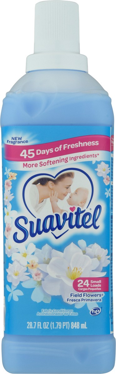 slide 1 of 9, Suavitel Field Flowers Fabric Conditioner 28.7 fl oz, 28.7 fl oz