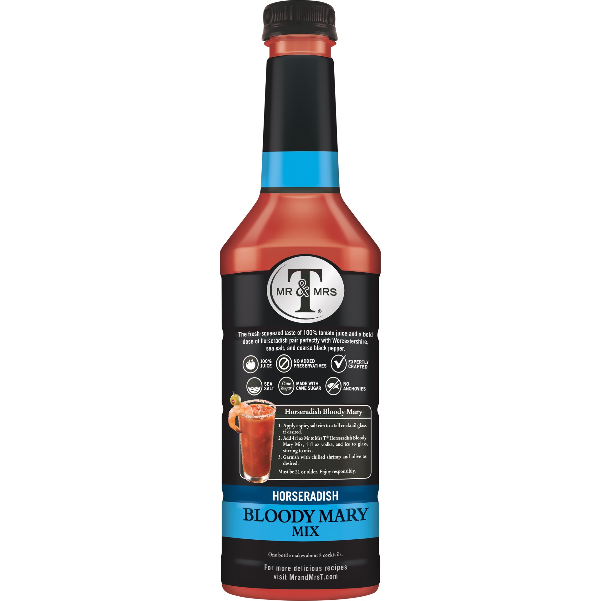 slide 2 of 5, Mr & Mrs T Horseradish Bloody Mary Mix, 1 liter