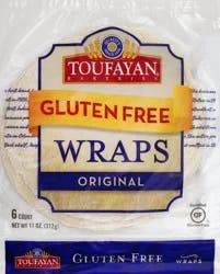 Toufayan Bakeries Original, Gluten Free Tortilla Wraps