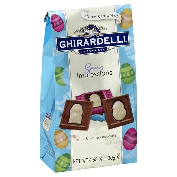 slide 1 of 1, Ghirardelli Milk & White Chocolate 4.58 oz, 4.58 oz