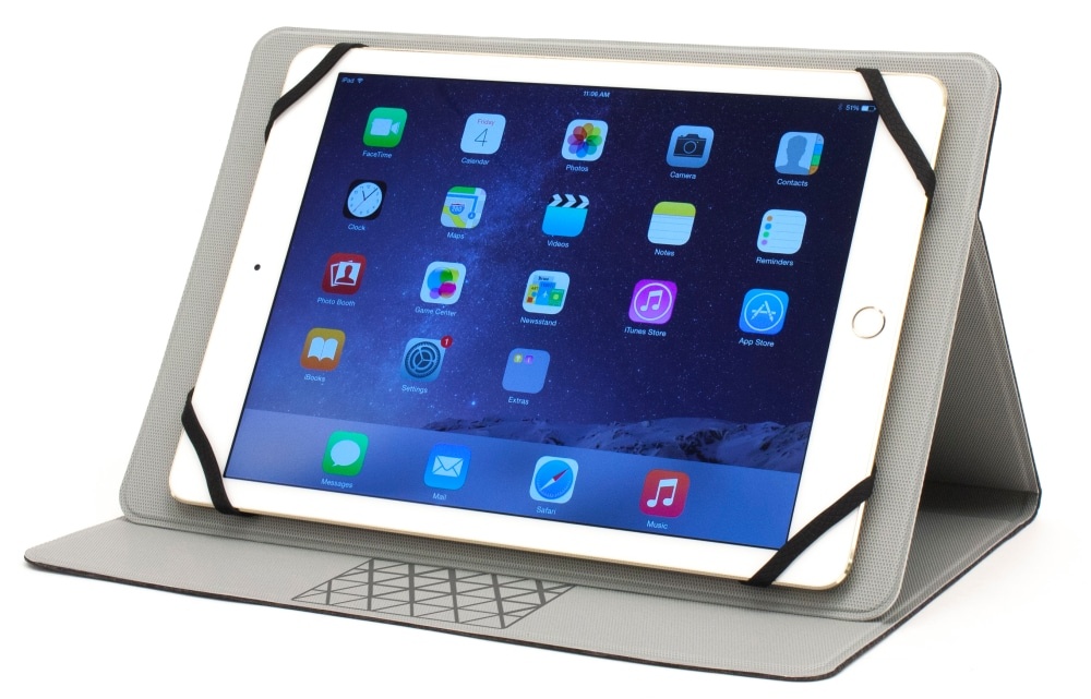 slide 1 of 1, M-Edge Folio Plus Case For 10-Inch Tablets - Gray, 10 in