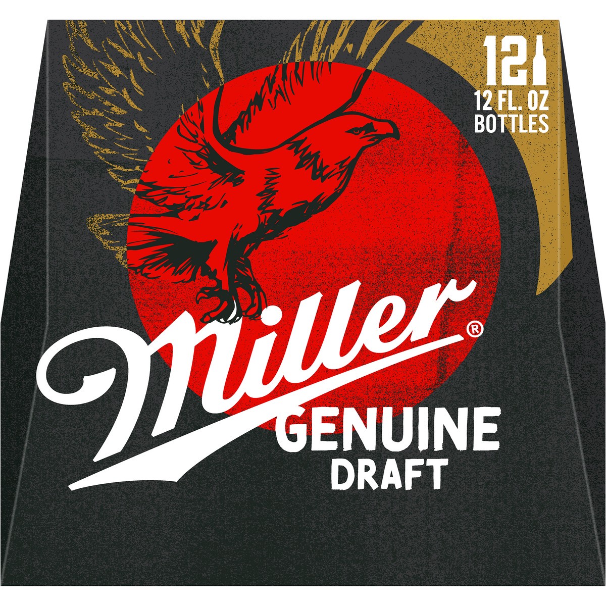 slide 3 of 9, Miller Genuine Draft American Beer, 4.6% ABV, 12-pack, 12-oz. beer bottles, 12 ct; 12 oz