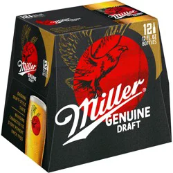 Miller Genuine Draft delivers a fresh from the tap taste through its proprietary "cold-filtered four times" brewing process. Introduced nationally in 1986, this American domestic beer was born as the original cold-filtered packaged draft beer.