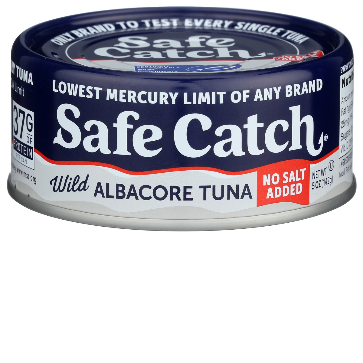 slide 1 of 7, Safe Catch Wild Albacore Tuna 5 oz Can, 5 oz