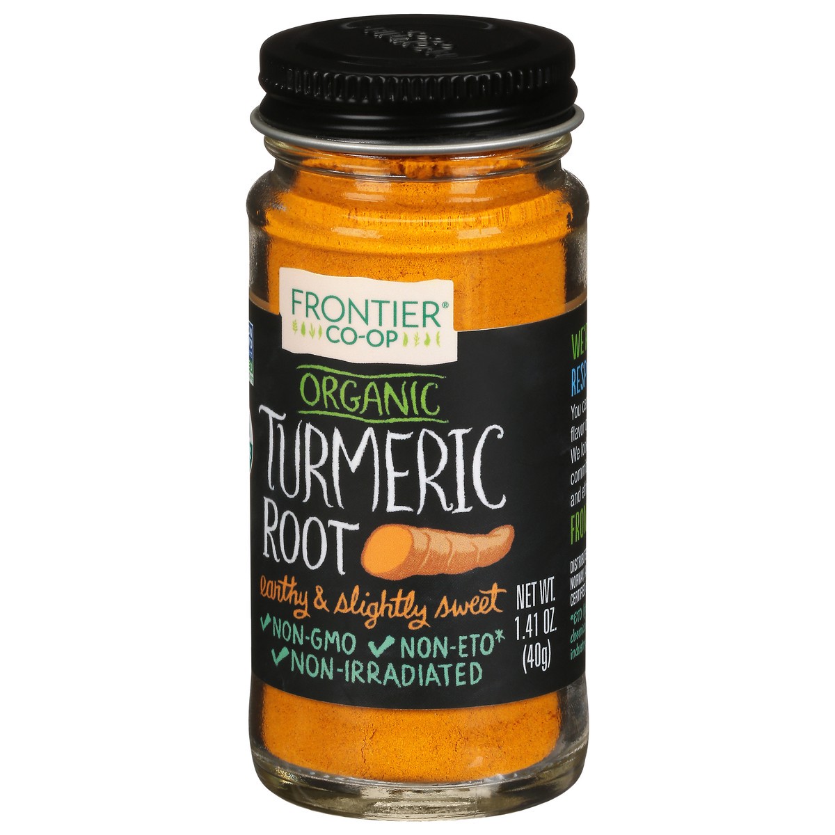 slide 2 of 10, Frontier Co-Op Organic Turmeric Root 1.41 oz, 1.41 oz