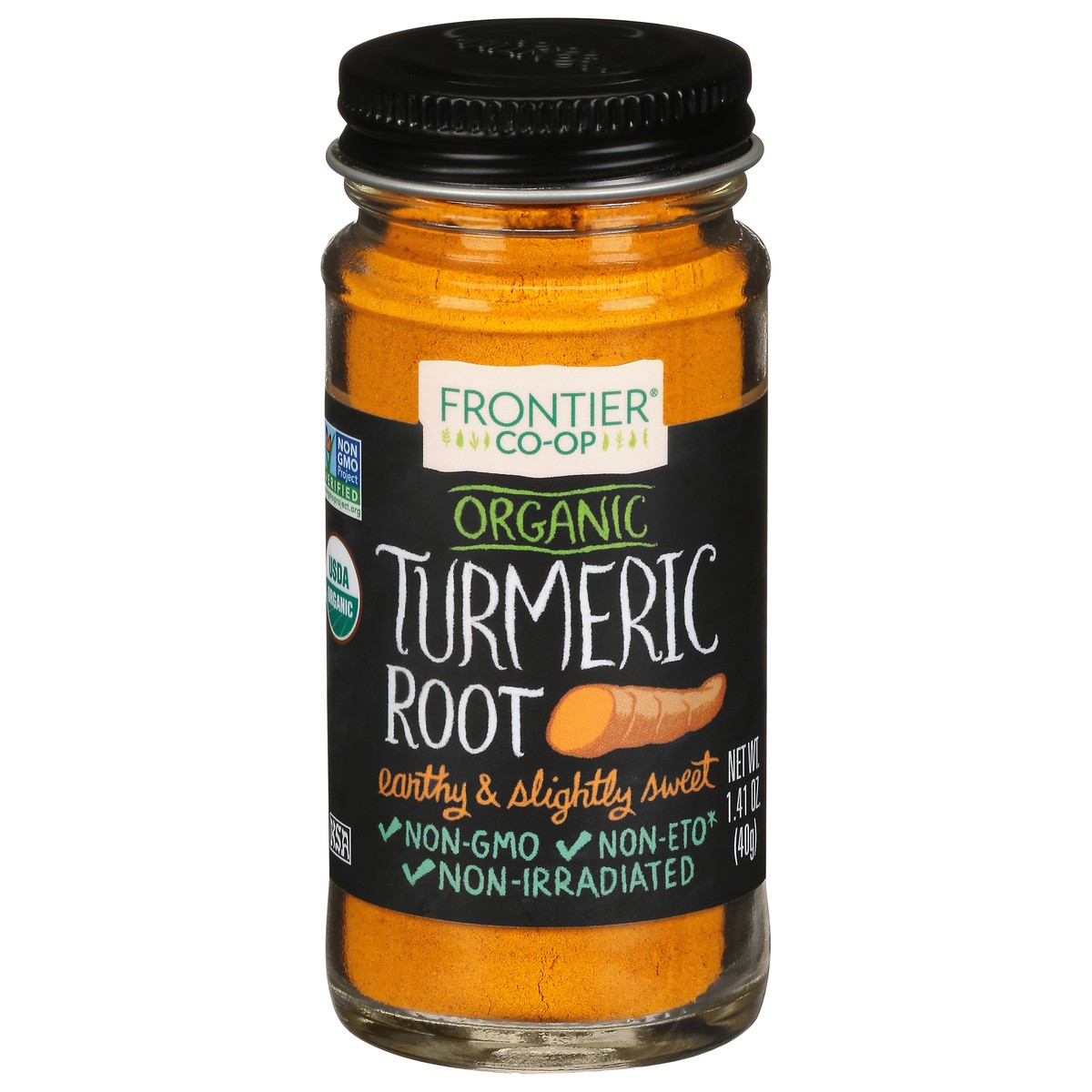 slide 1 of 10, Frontier Co-Op Organic Turmeric Root 1.41 oz, 1.41 oz