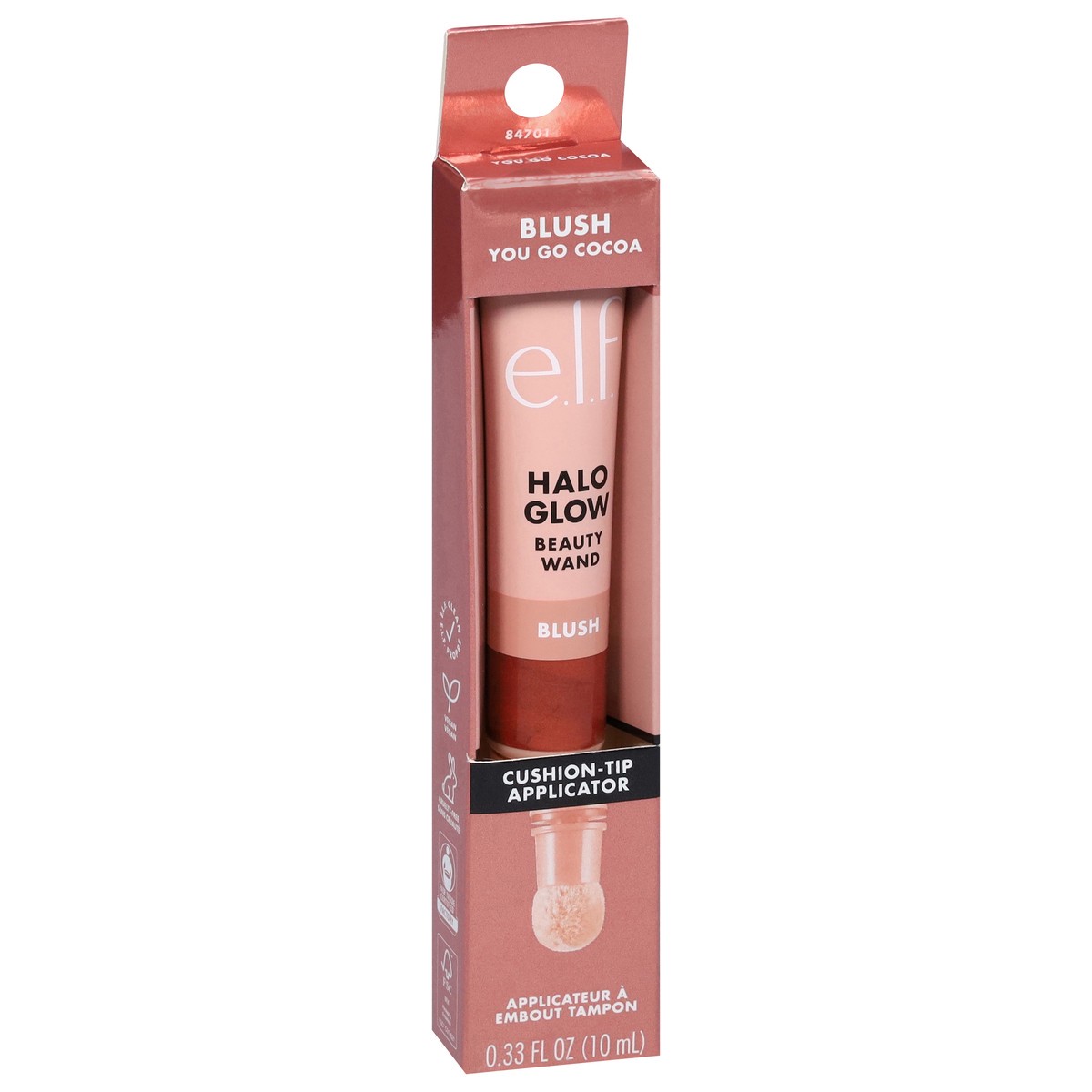 slide 12 of 12, e.l.f. Halo Glow Blush Beauty Wand, You Go Cocoa, 0.33 fl oz
