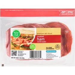 Food Club Smoked Premium Deli Sliced Ham