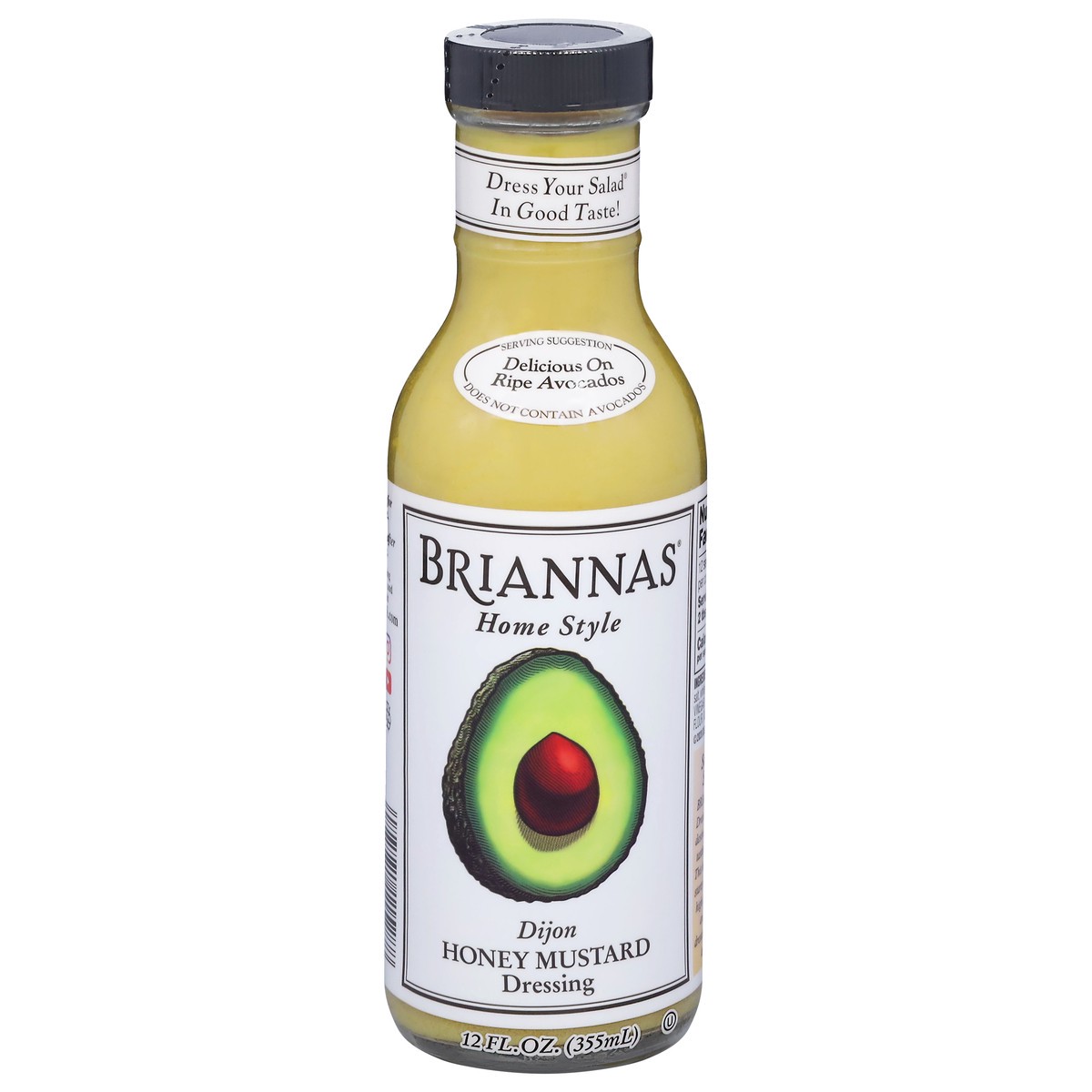 slide 1 of 9, BRIANNAS Honey Mustard Dressing, 12 oz