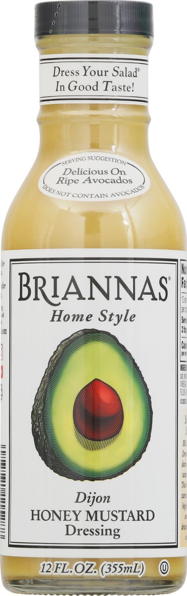 slide 6 of 9, BRIANNAS Honey Mustard Dressing, 12 oz