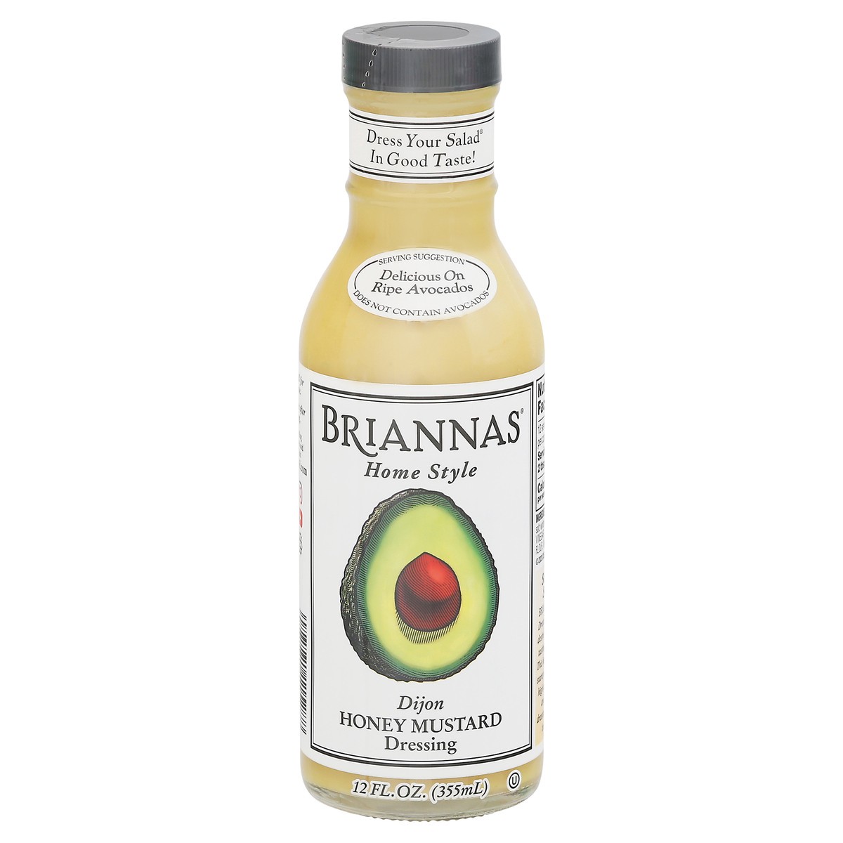 slide 1 of 9, BRIANNAS Honey Mustard Dressing, 12 oz