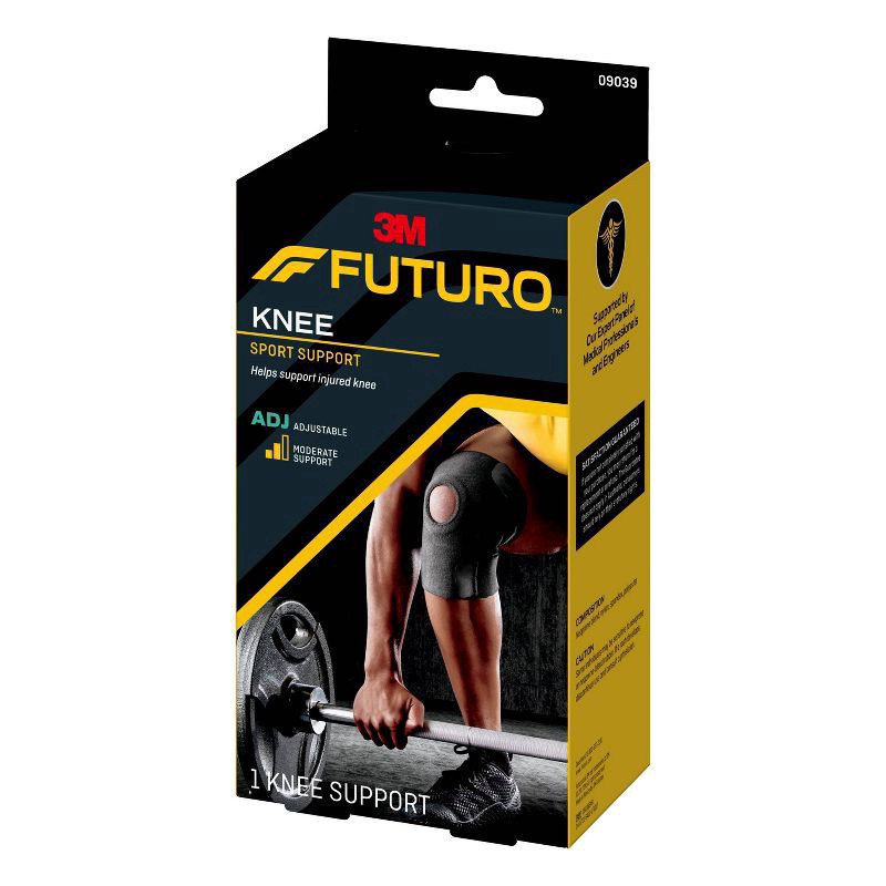 slide 2 of 5, Futuro Sport Knee Support Adjustable size - 1ct, 1 ct