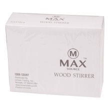 slide 1 of 1, Max Source Stirrer Wood 5.5" 10-1M Max Source, 1000 ct