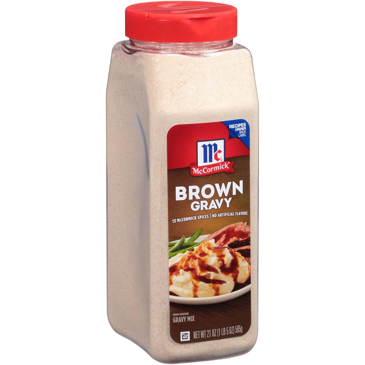 slide 8 of 13, McCormick Brown Gravy Seasoning Mix, 21 oz