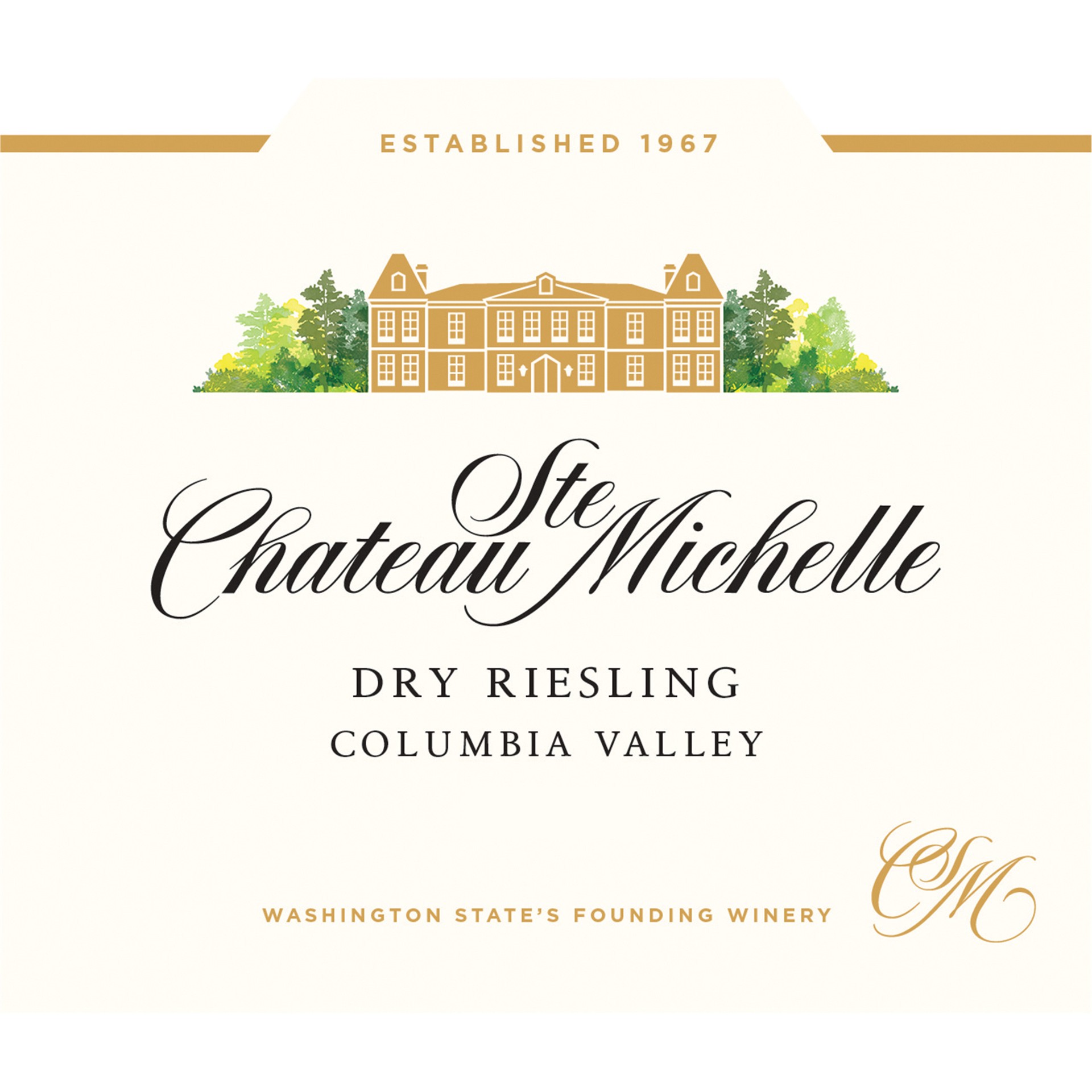 slide 3 of 8, Chateau Ste. Michelle Columbia Valley Dry Riesling, White Wine, 750 mL Bottle, 750 ml