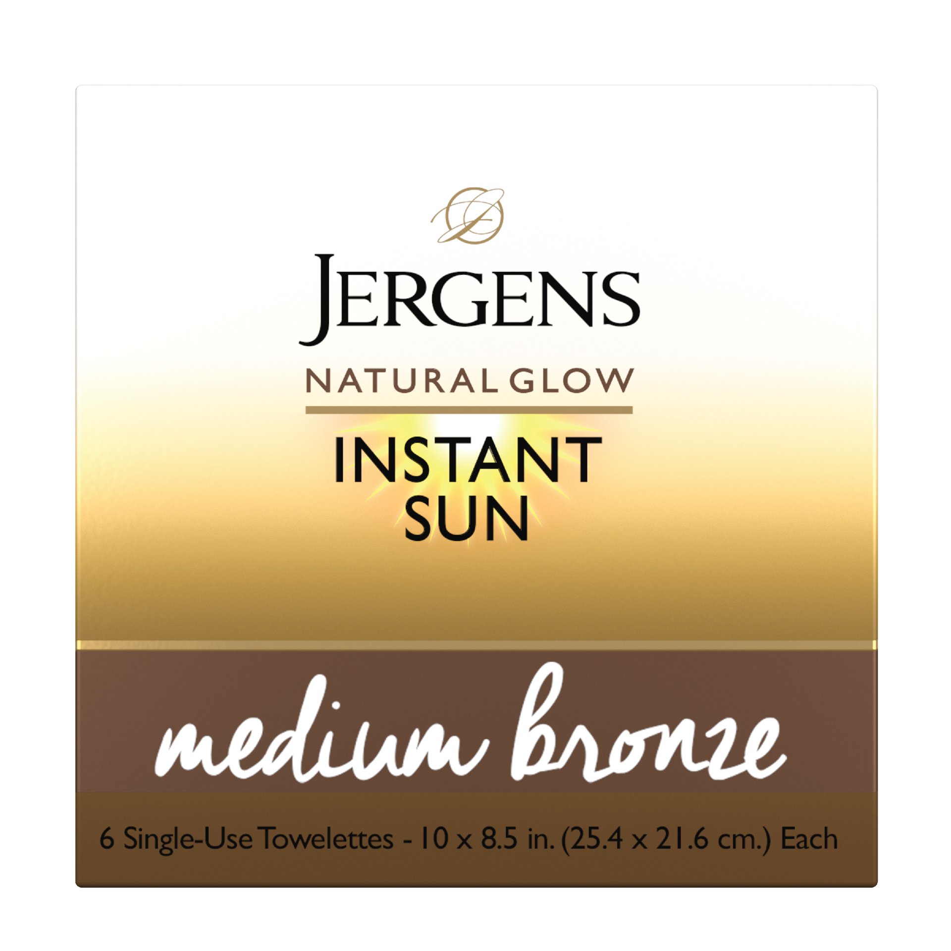 slide 1 of 5, Jergens Self Tanning Towelettes, Single Use Self Tanner Wipes, for Travel, 6 ct