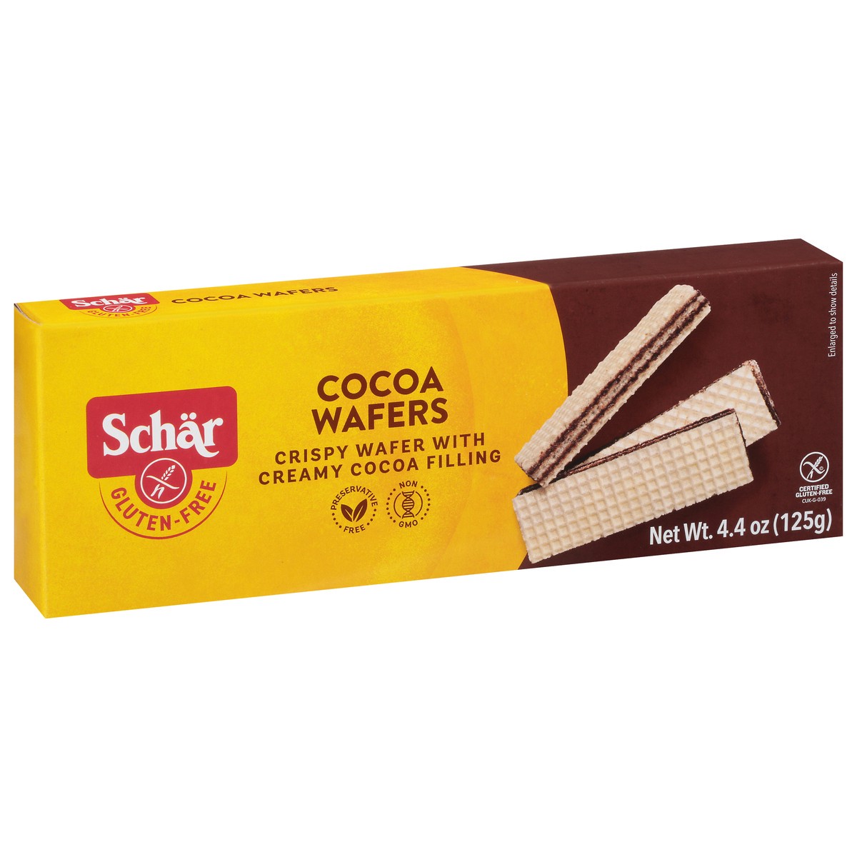 slide 5 of 9, Schär Schar Gluten Free Cocoa Wafers, 4.4 oz