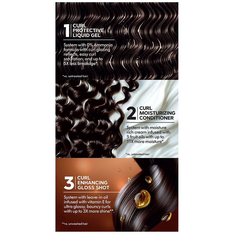 slide 4 of 5, Garnier Nutrisse 0% Ammonia Nourishing Hair Color For Curls With 100% Gray Coverage, 1 ct