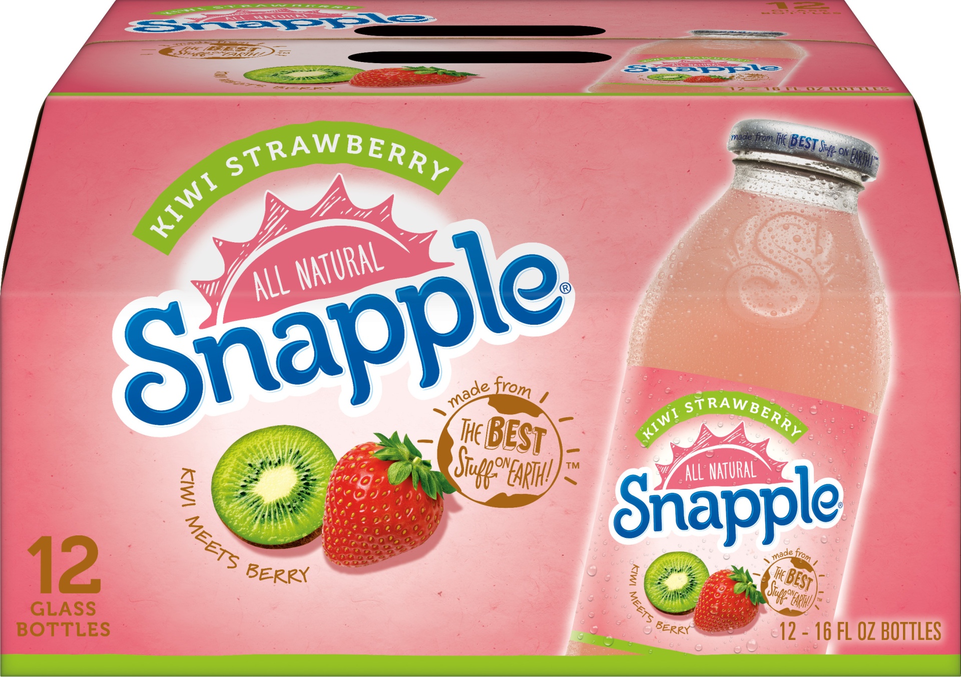 slide 1 of 1, Snapple Kiwi Strawberry, 