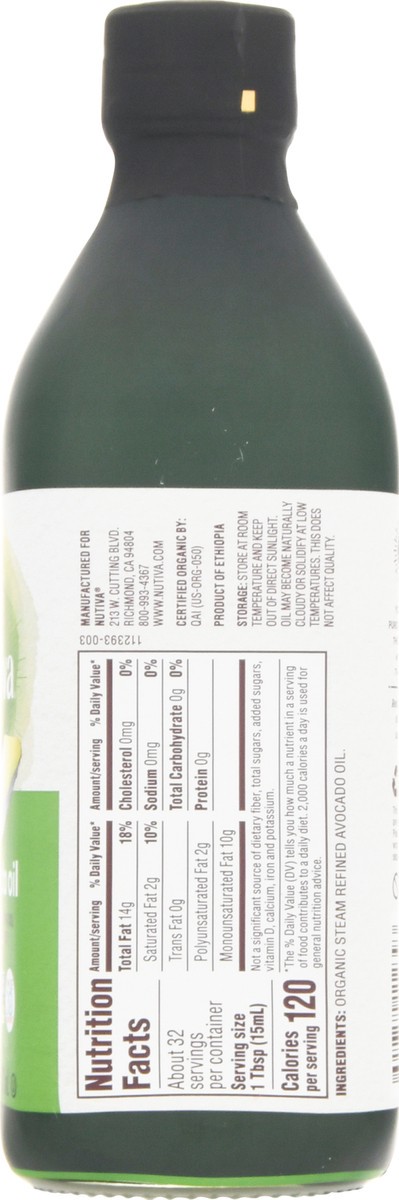 slide 11 of 12, Nutiva Organic Avocado Oil, 16 fl oz